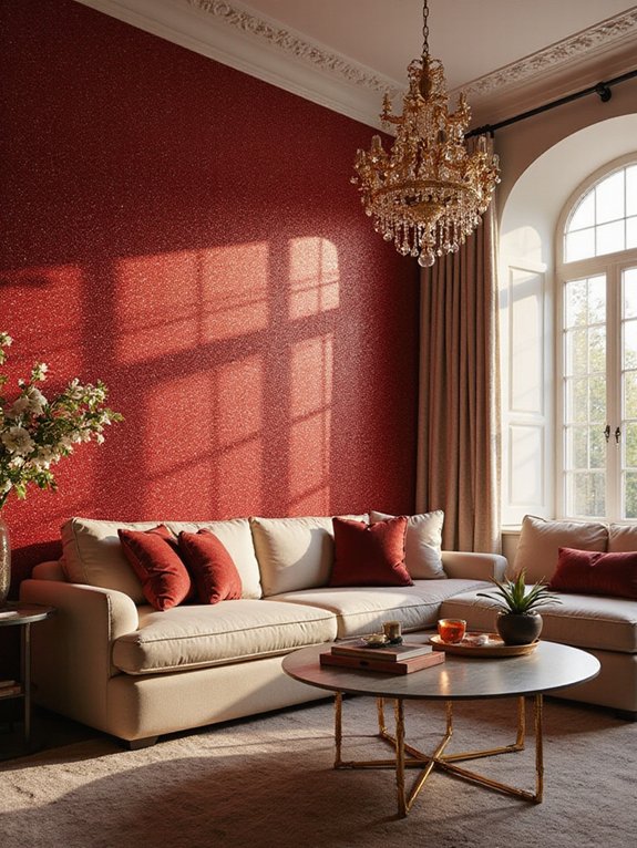 shimmering wall art techniques