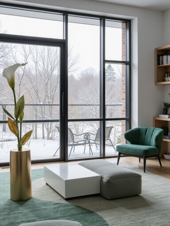 sleek metallic vases elevate