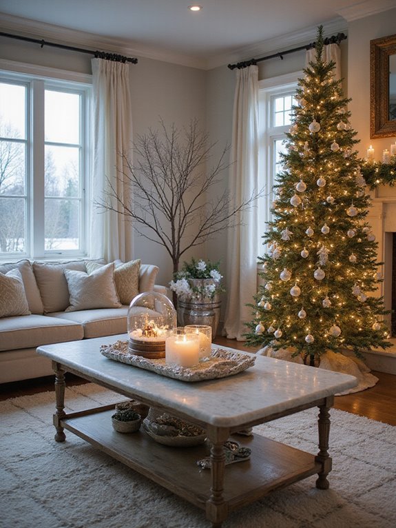 snowy festive decor ideas