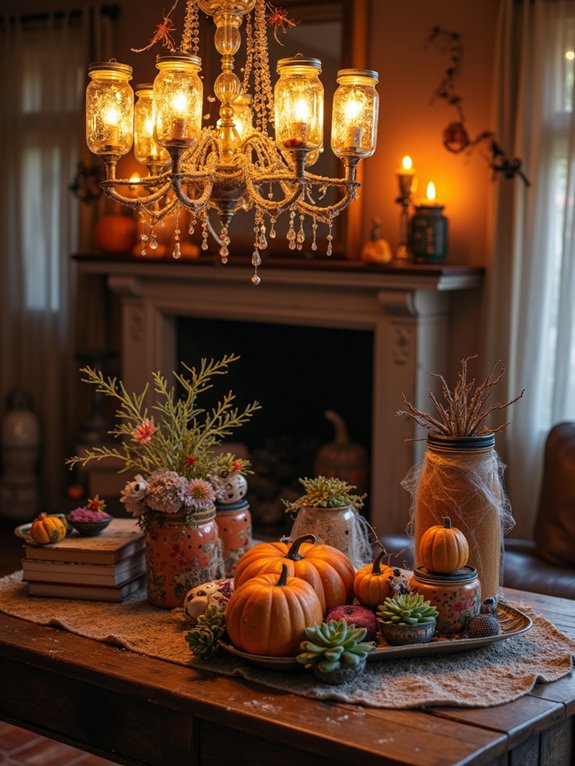 spooktacular upcycled halloween decor