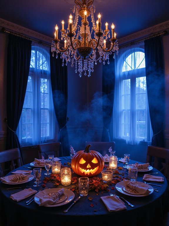 spooky colorful lighting techniques