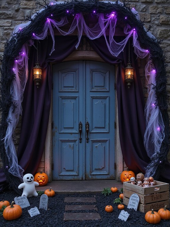 spooky entryway decorations ideas