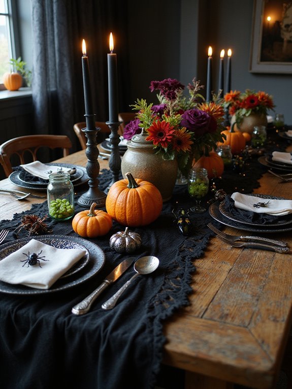 spooky halloween table transformations