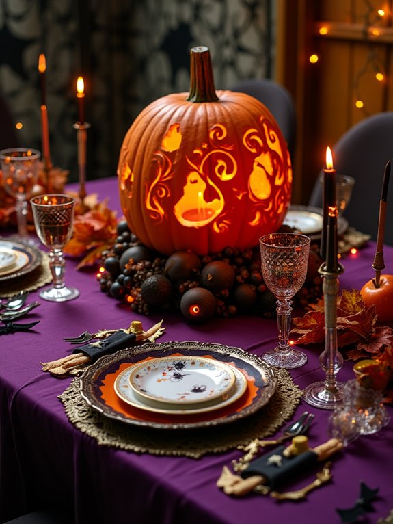 spooky halloween tableware options