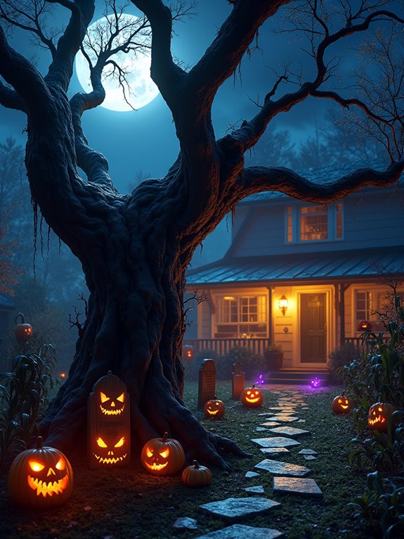 spooky soundtrack creates ambiance