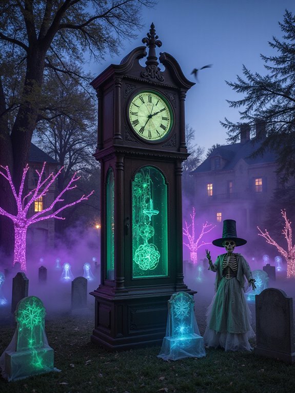 spooky synchronized halloween decor