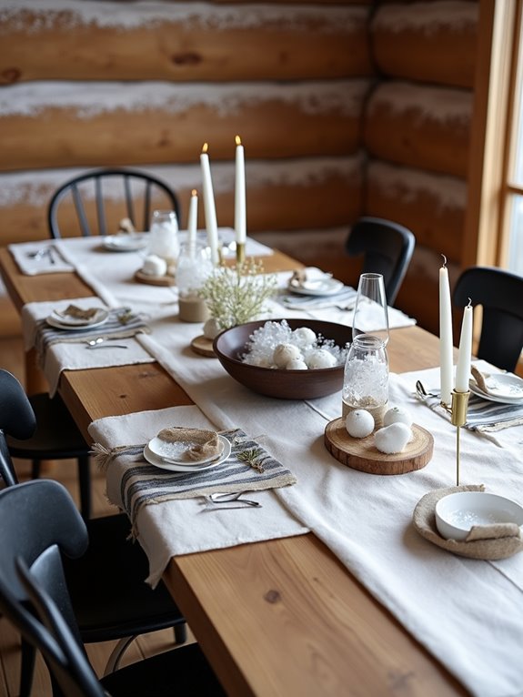 stylish striped napkin folds