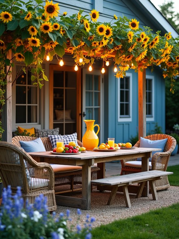 sun soaked outdoor paradise furniture