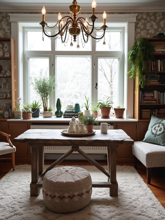 sustainable upcycled winter furniture