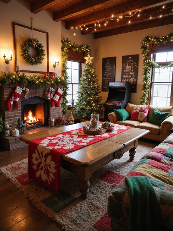 themed family game room