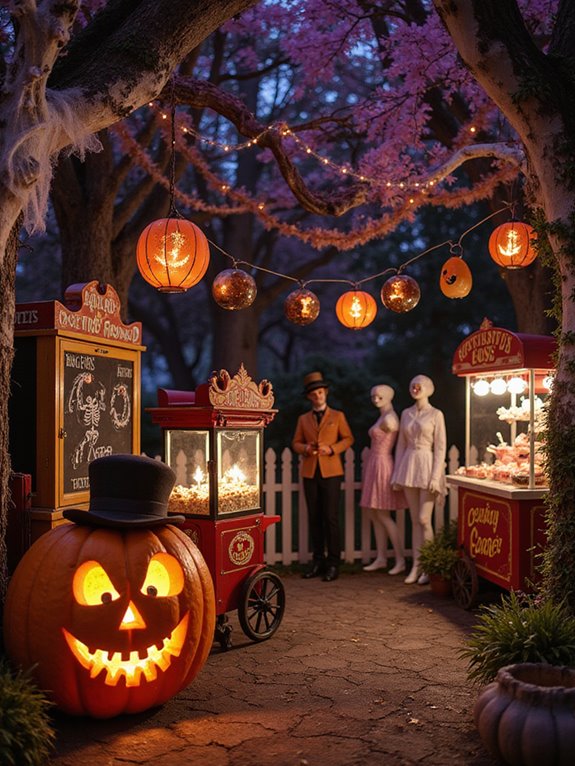 themed halloween costume decor