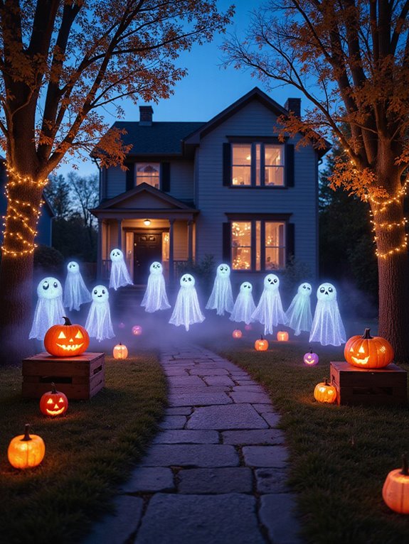 timed spooky home decor