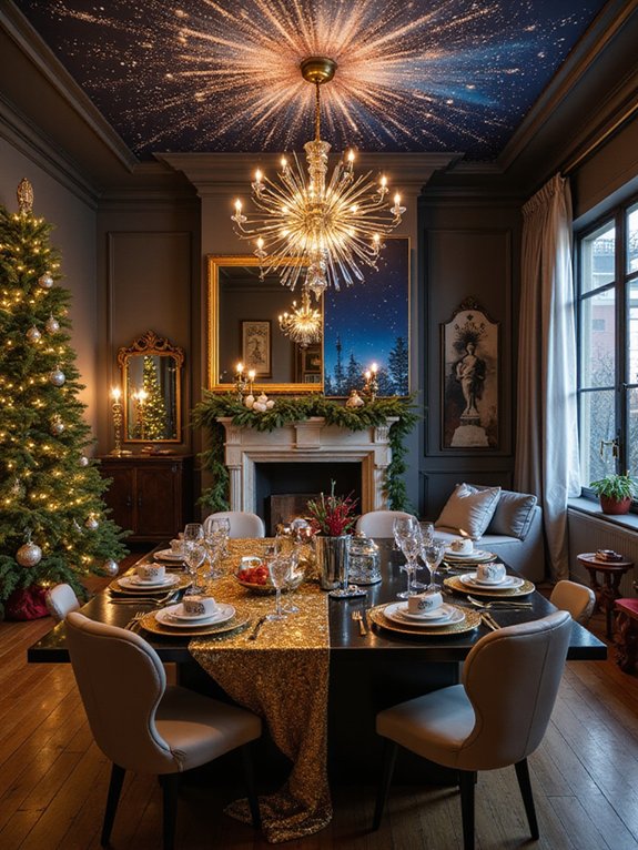 traditional modern decoration blend