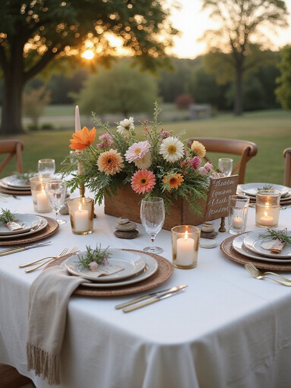 unconventional themed table settings