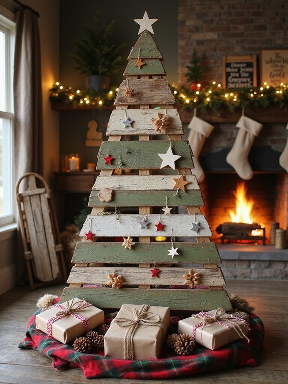 upcycled pallet holiday decor