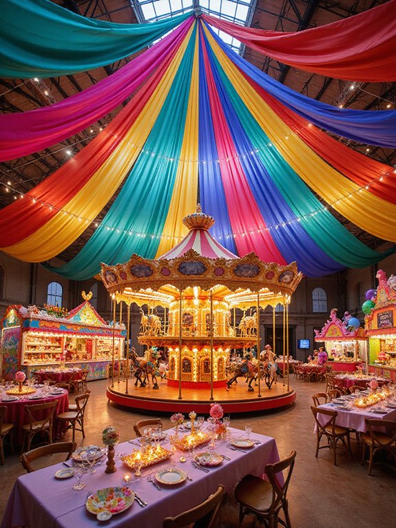 vibrant carnival party fun