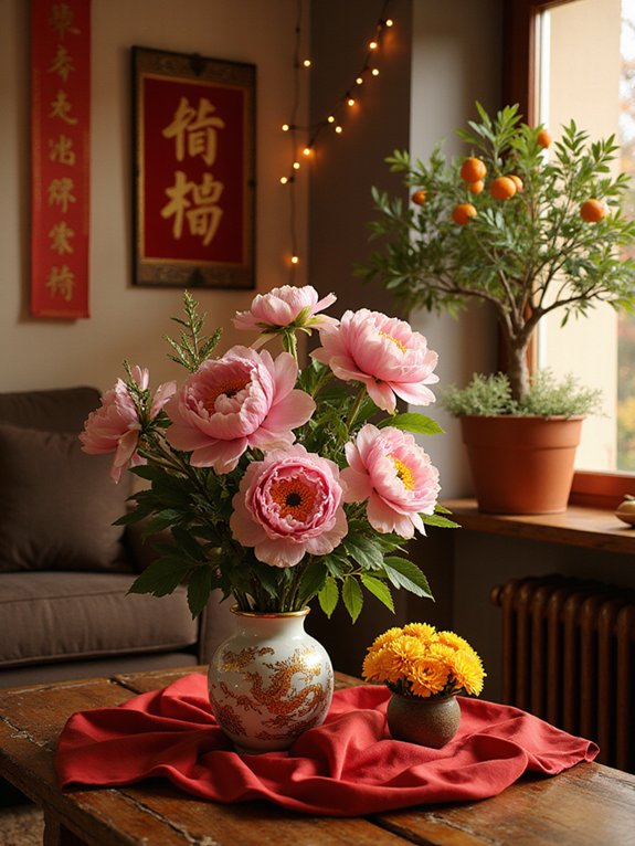 vibrant flowers for prosperity