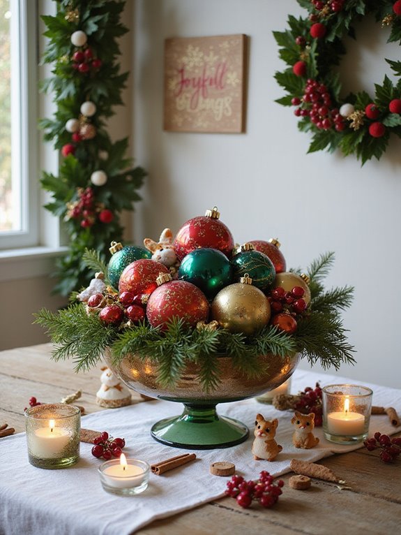 vibrant ornament display ideas