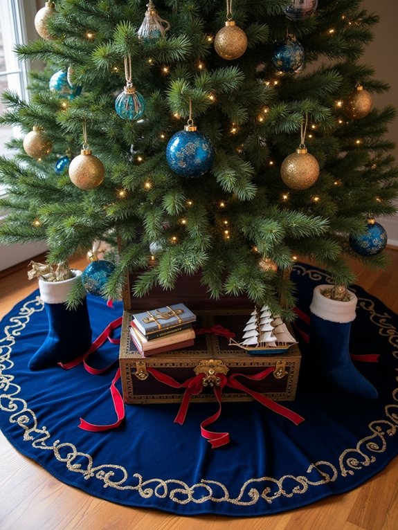 victorian nautical tree skirt