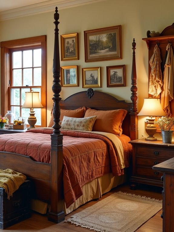 vintage charm for bedrooms