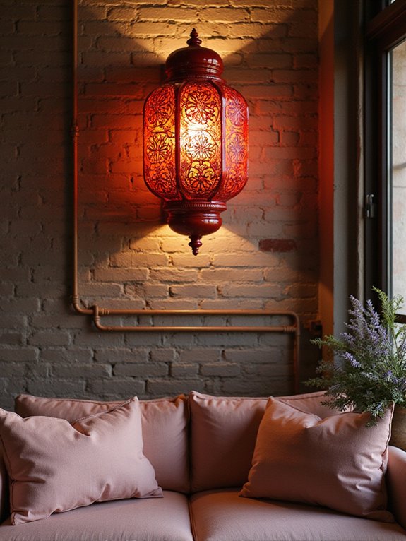 vintage red lantern elegance