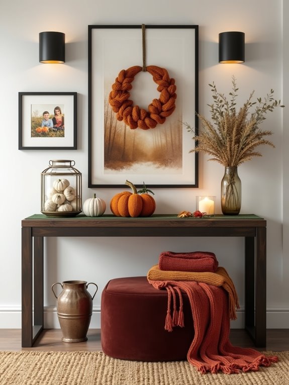 warm and inviting entryway