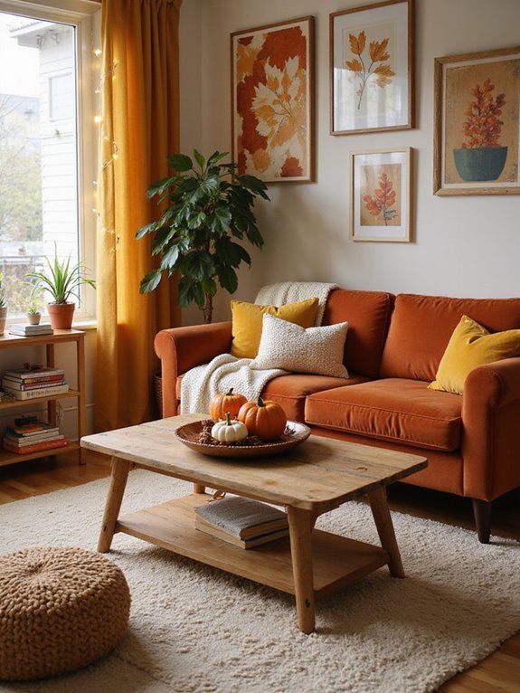 warm autumn color transformation