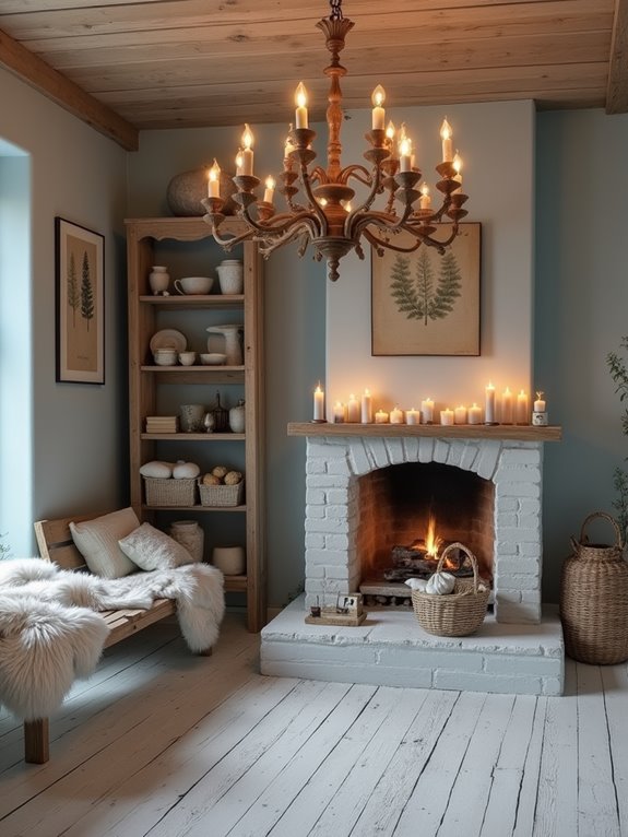 warm candlelit ambient glow