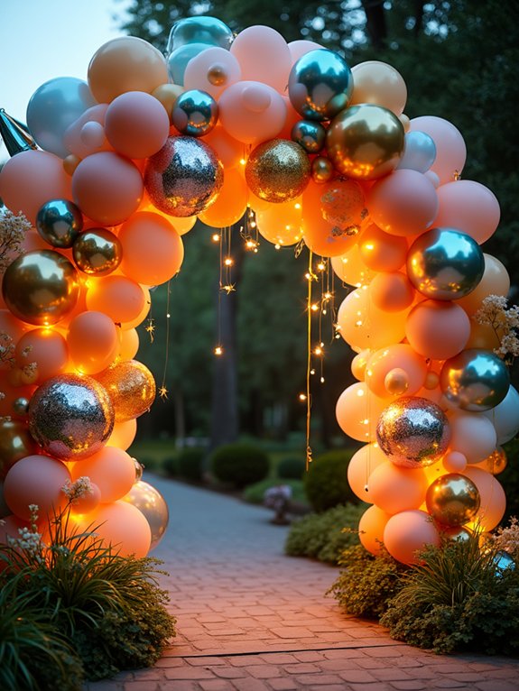 whimsical balloon arch decorations