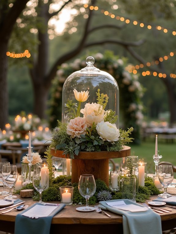 whimsical nature inspired centerpiece ideas