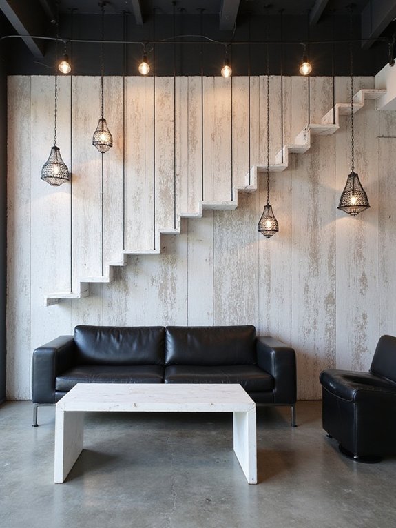 white washed wood elegance