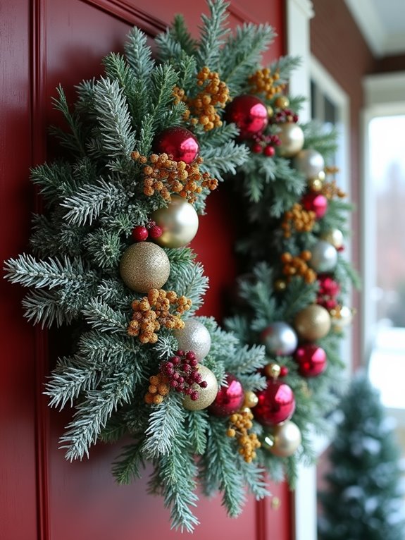 winter greenery holiday decorations