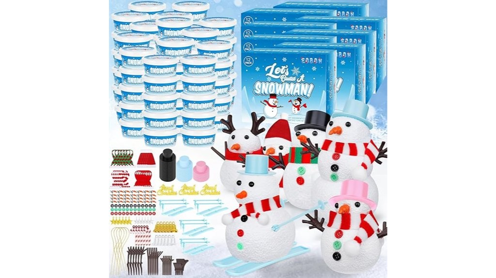 100 pack kids snowman kit
