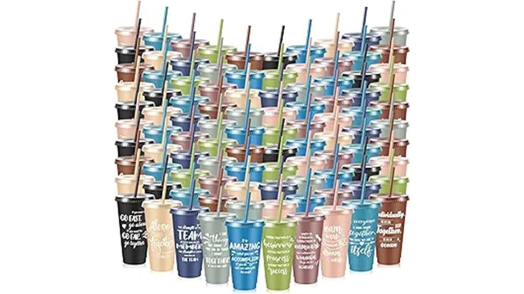 100 pack reusable appreciation cups