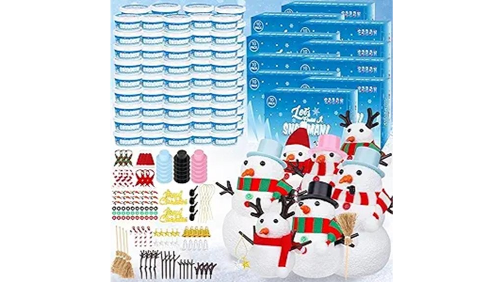 100 piece snowman craft kit