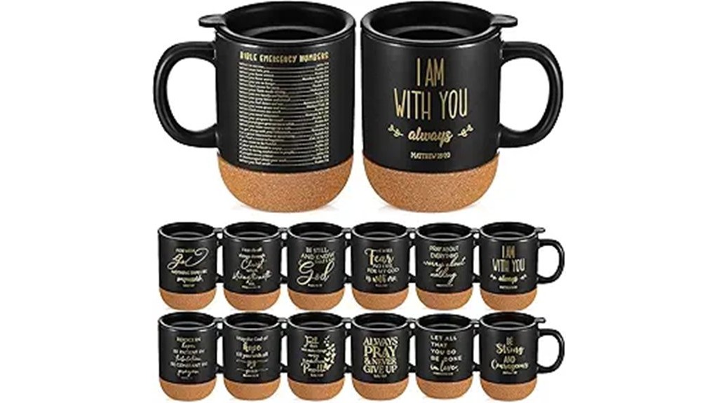 24 christian ceramic cups