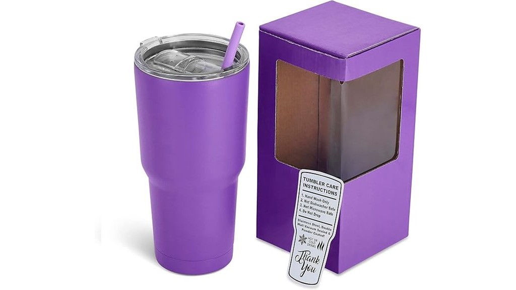 25 pack 30oz purple tumblers