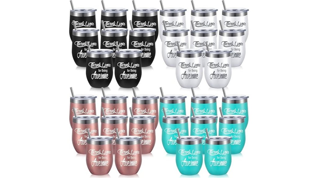 32 sieral thank you tumblers