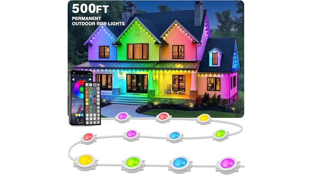500ft permanent outdoor rgb