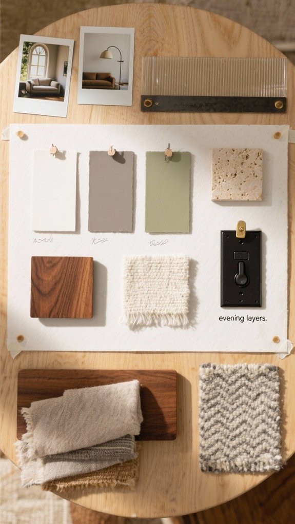 assemble actionable interior moodboard