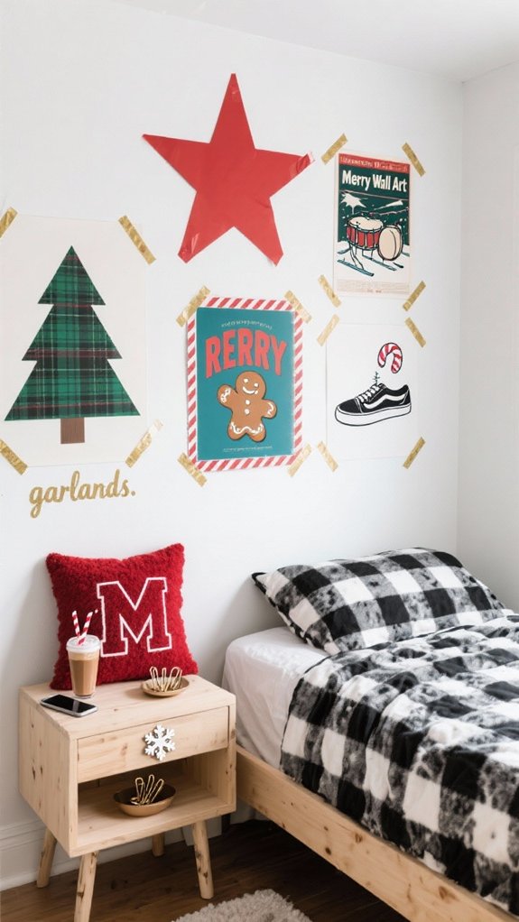 cozy washi taped holiday gallery