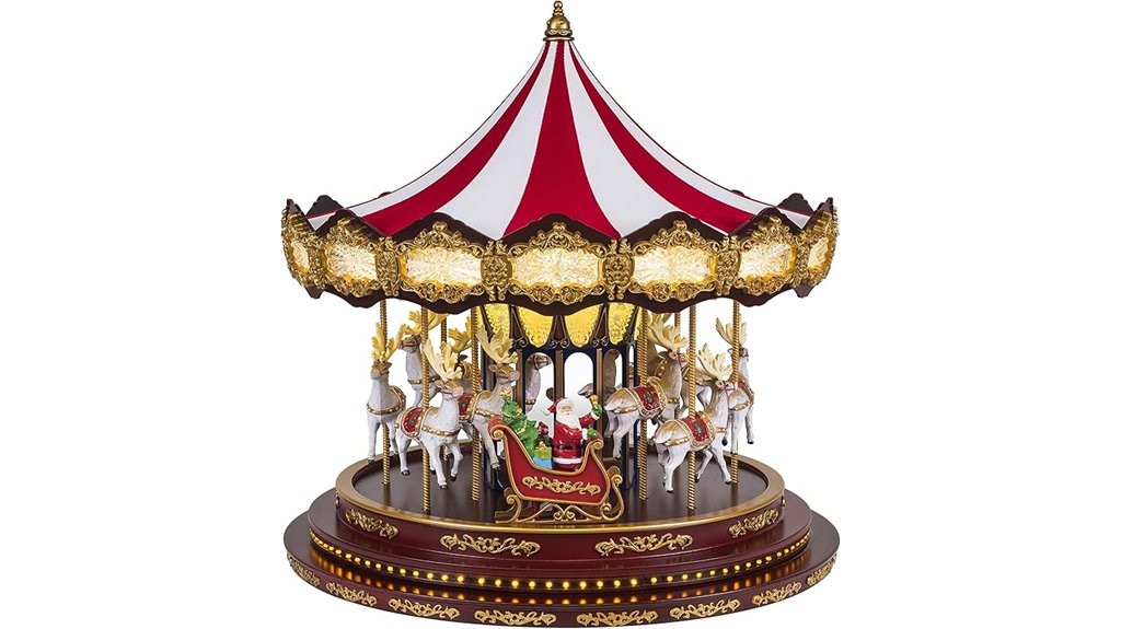 deluxe animated musical carousel