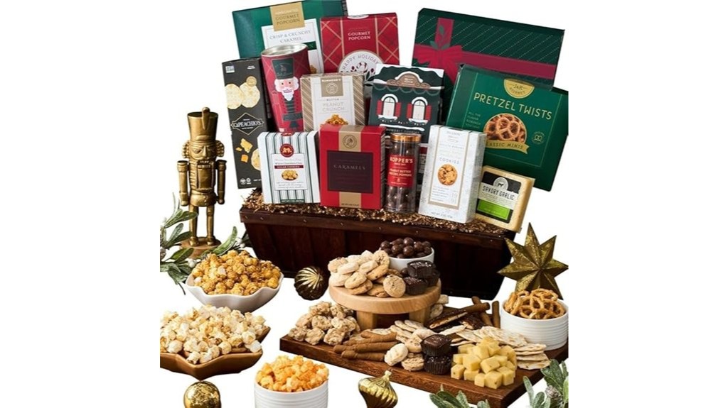 deluxe christmas food basket
