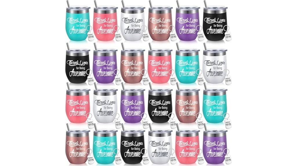 employee appreciation wine tumblers