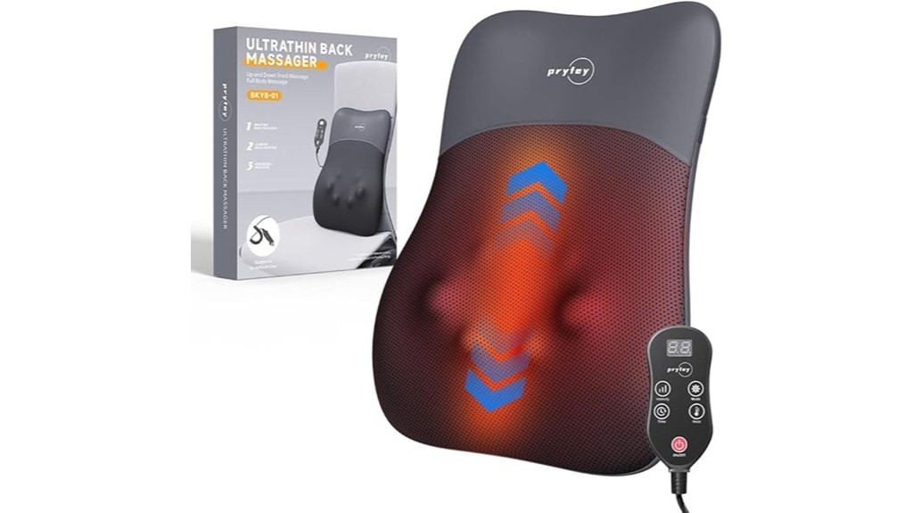 heated back pain massager