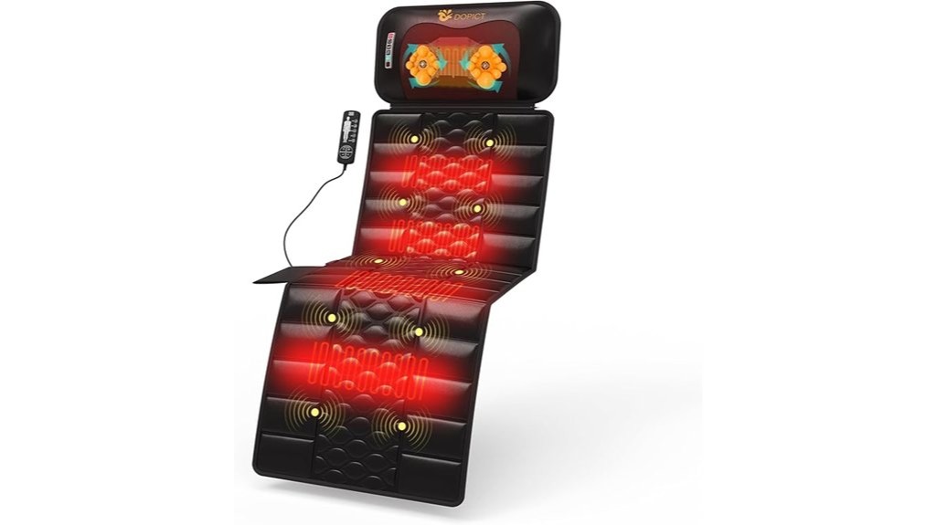heated detachable neck massage mat