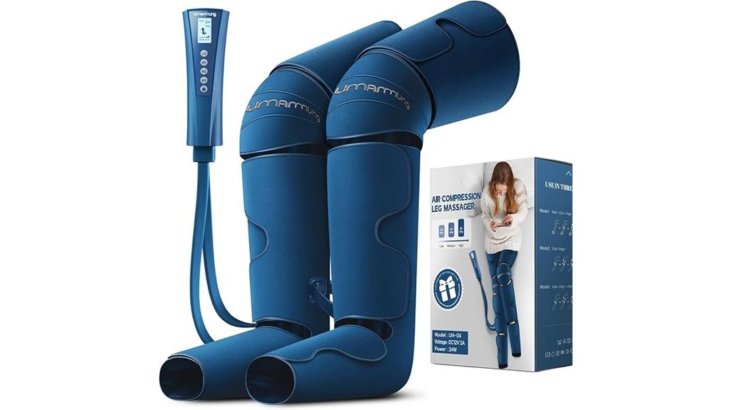 heated leg compression massager
