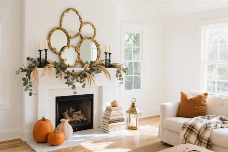 7 Elegant Fall Mantle Decor Ideas You’ll Want to Copy This Season