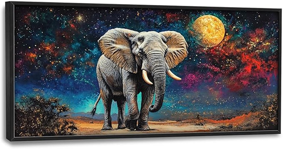 large elephant wall art