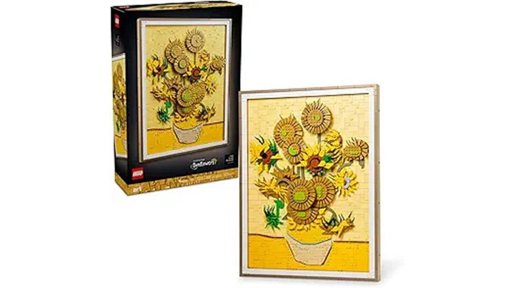 lego van gogh sunflowers